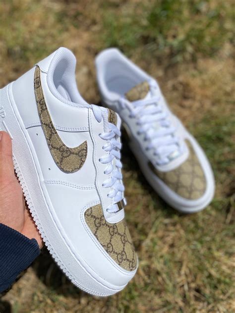 custom nike air force gucci|air force 1 Gucci custom.